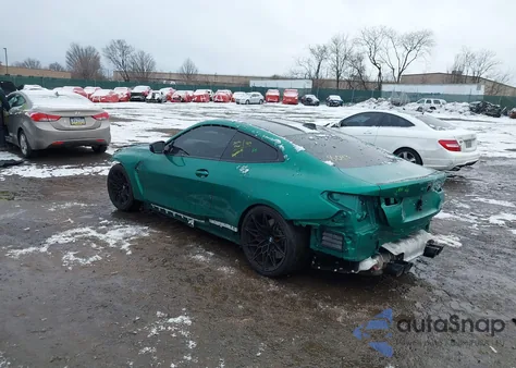 2021 BMW M4 z USA, uszkodzony, nr VIN WBS53AZ07MCG81375